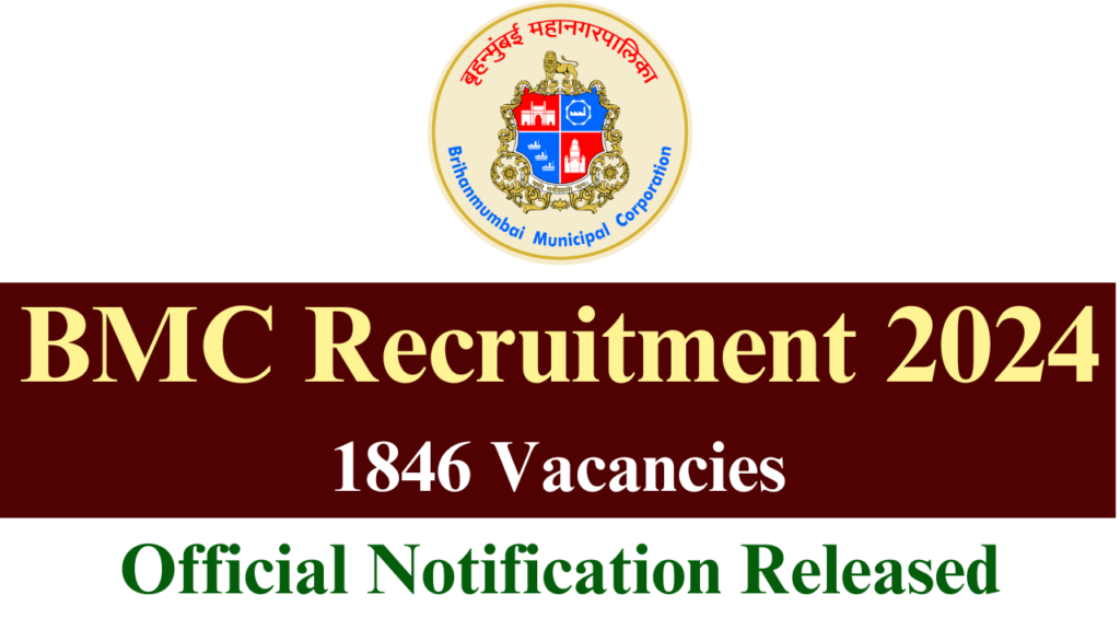 Bmc Recruitment Vacancies Official Notification Released